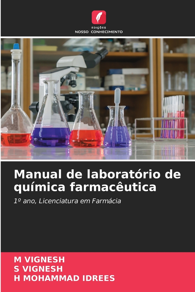 Manual de laboratório de química farmacêutica cover