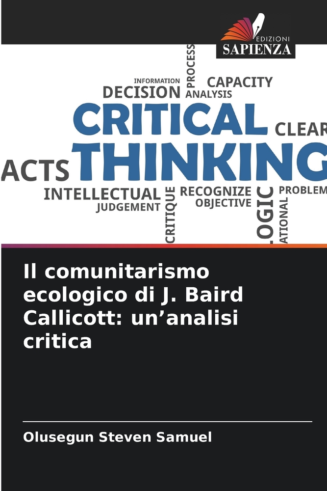 Il comunitarismo ecologico di J. Baird Callicott: un'analisi critica cover