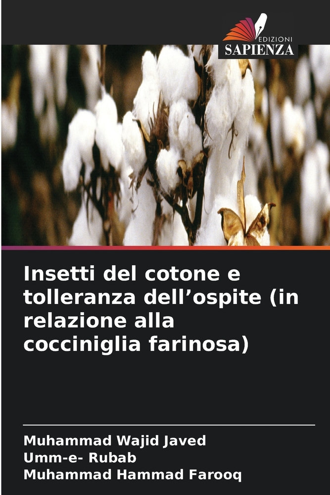 Insetti del cotone e tolleranza dell'ospite (in relazione alla cocciniglia farinosa) cover