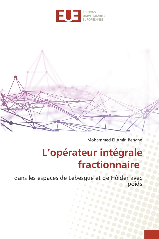 L'opérateur intégrale fractionnaire cover
