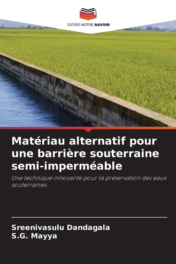 Matériau alternatif pour une barrière souterraine semi-imperméable cover