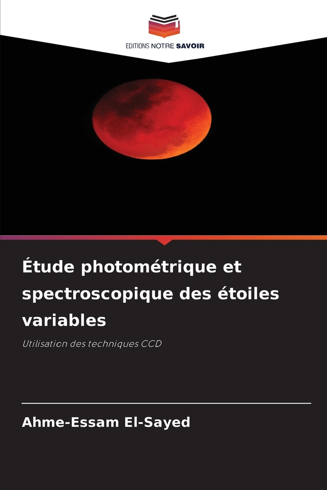 Étude photométrique et spectroscopique des étoiles variables cover