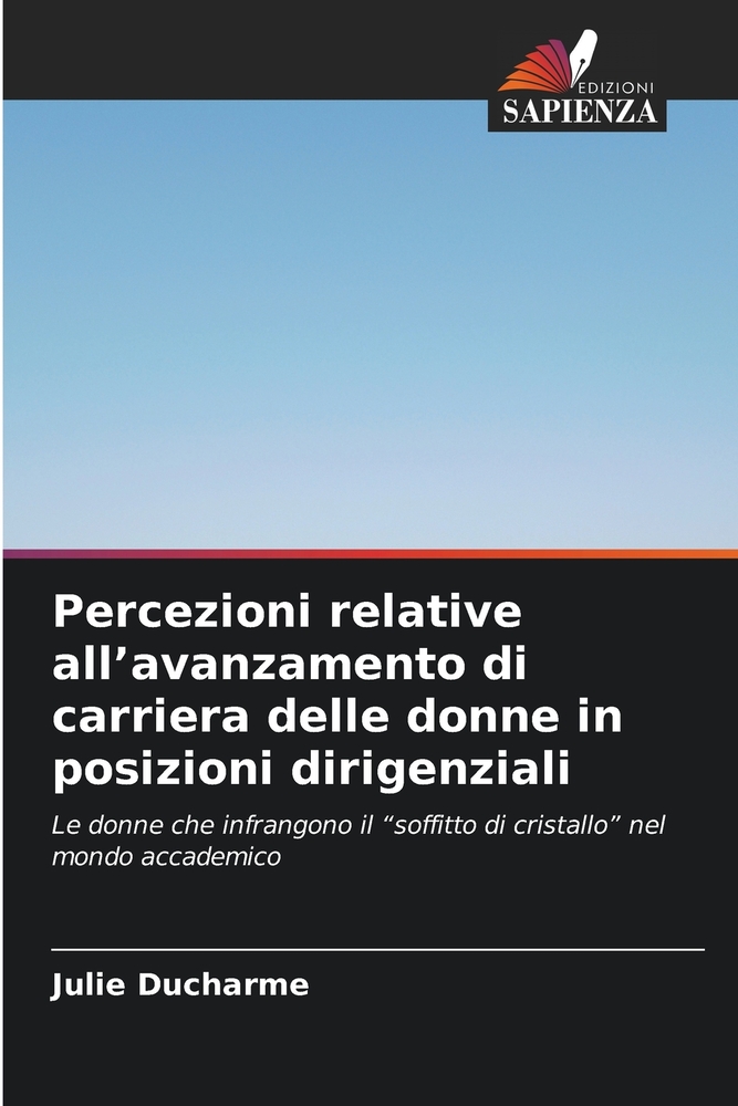 Percezioni relative all'avanzamento di carriera delle donne in posizioni dirigenziali cover