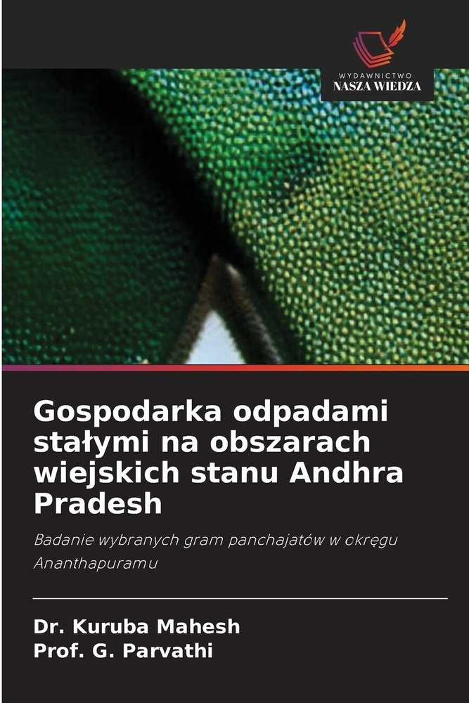 Gospodarka odpadami stalymi na obszarach wiejskich stanu Andhra Pradesh cover