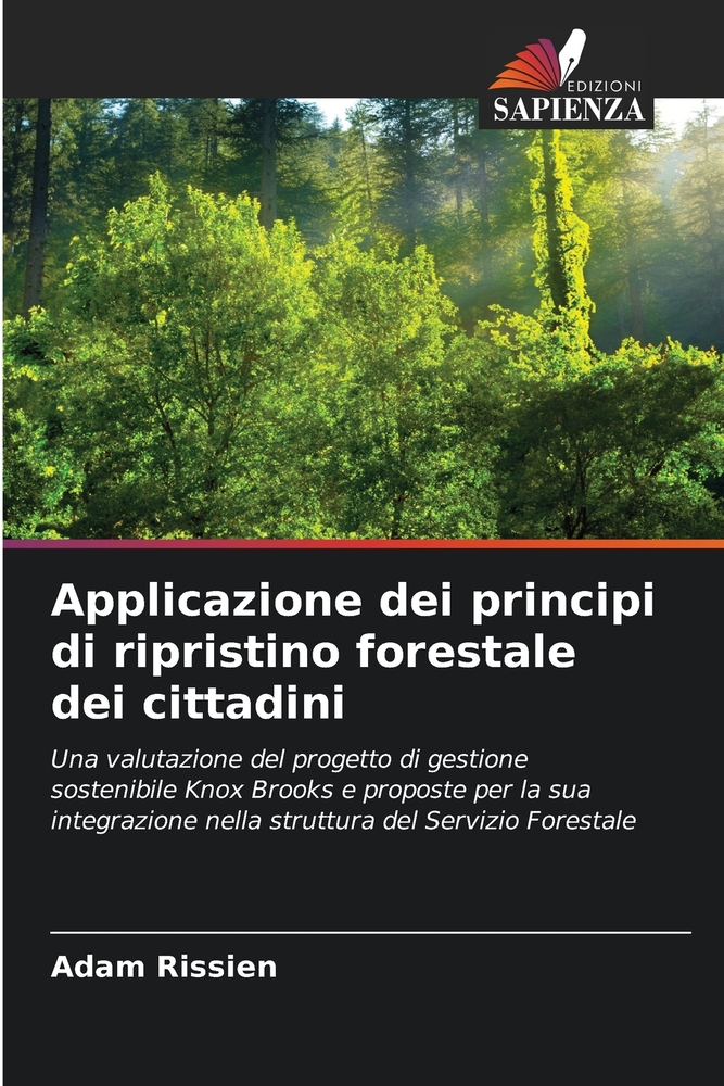 Applicazione dei principi di ripristino forestale dei cittadini cover