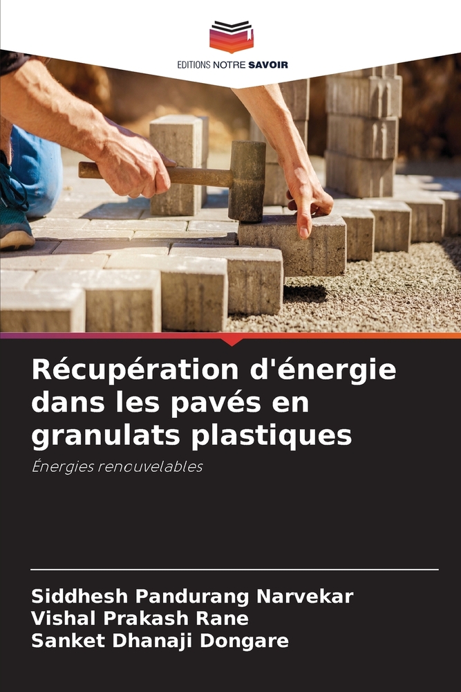 Récupération d'énergie dans les pavés en granulats plastiques cover