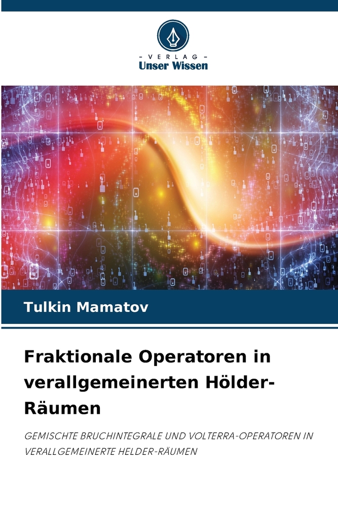 Fraktionale Operatoren in verallgemeinerten Hölder-Räumen cover
