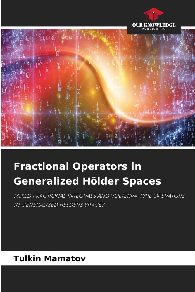 Fractional Operators in Generalized Hölder Spaces cover