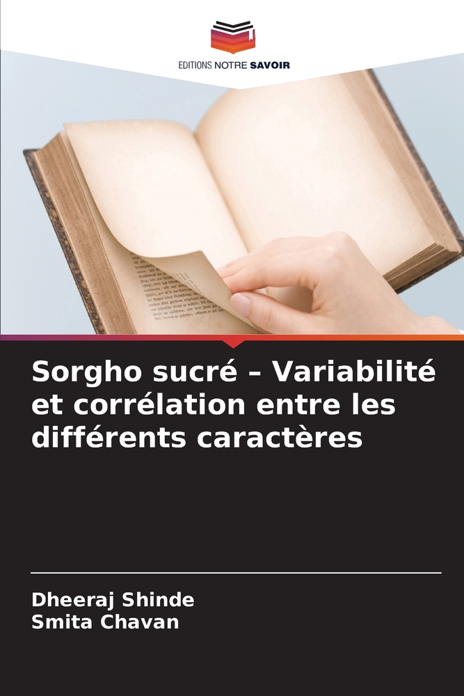 Sorgho sucré - Variabilité et corrélation entre les différents caractères cover