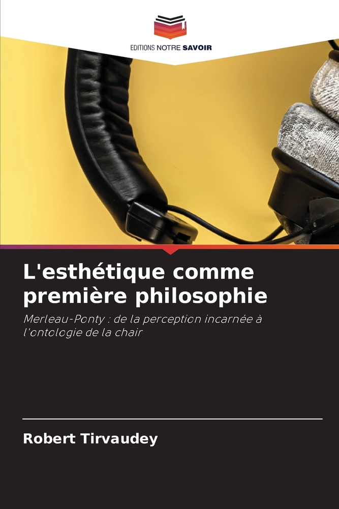 L'esthétique comme première philosophie cover