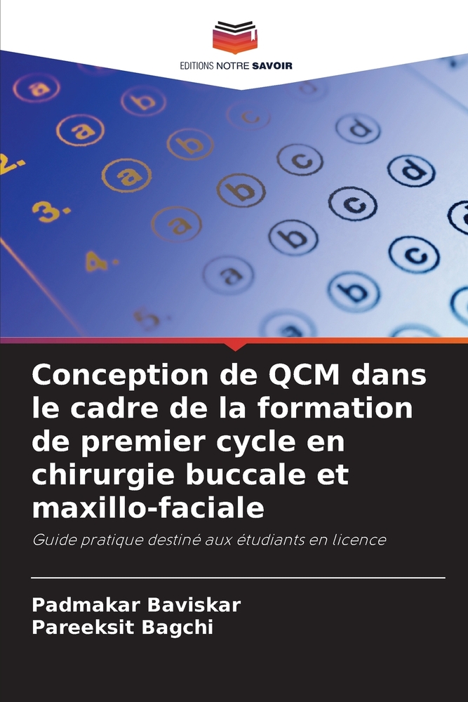 Conception de QCM dans le cadre de la formation de premier cycle en chirurgie buccale et maxillo-faciale cover