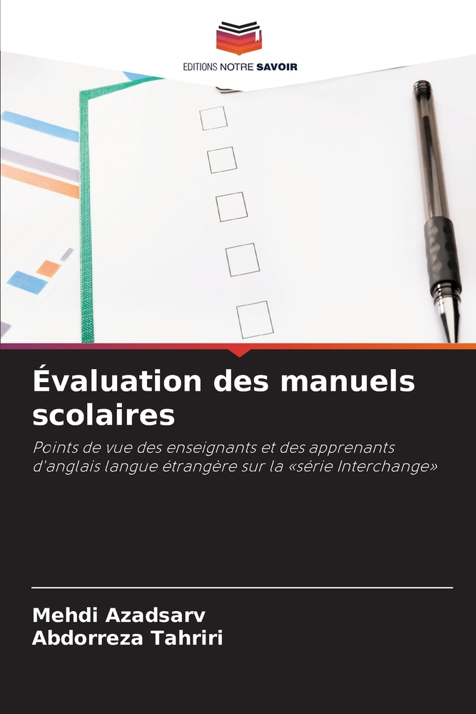 Évaluation des manuels scolaires cover
