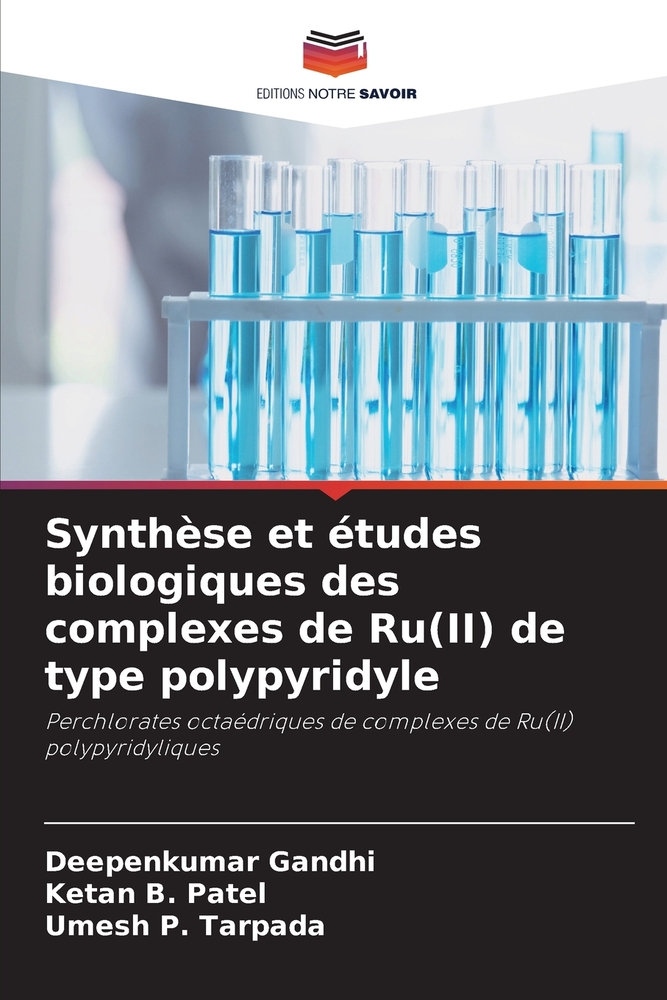 Synthèse et études biologiques des complexes de Ru(II) de type polypyridyle cover