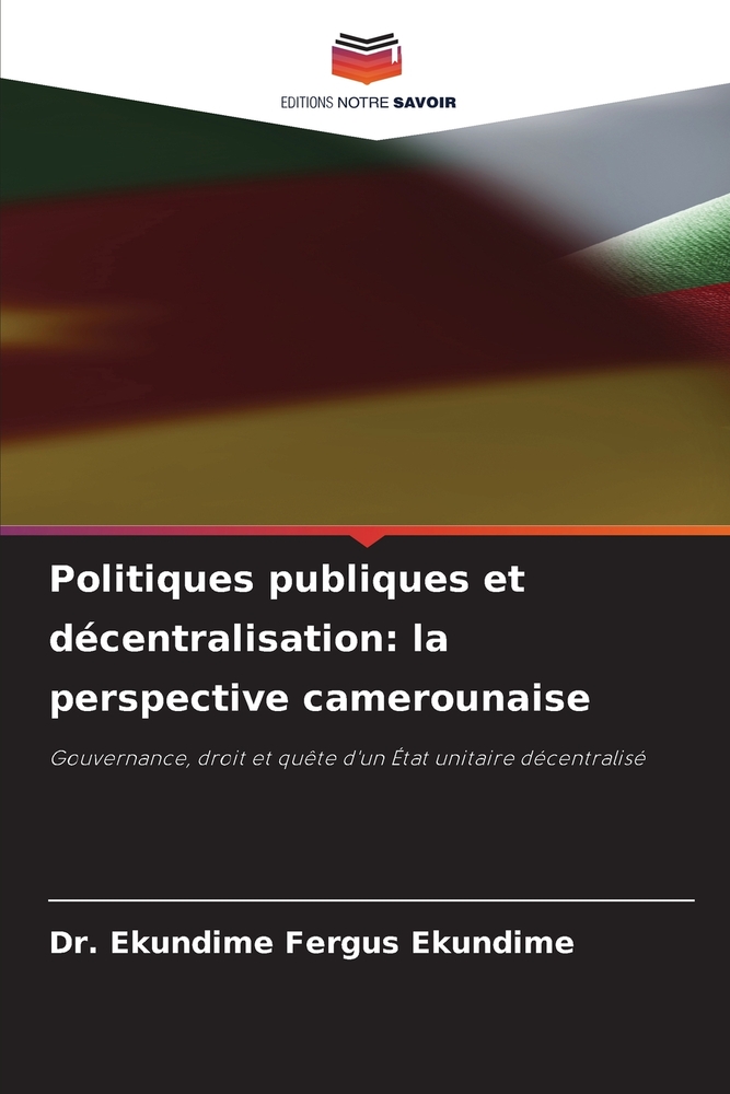 Politiques publiques et décentralisation: la perspective camerounaise cover