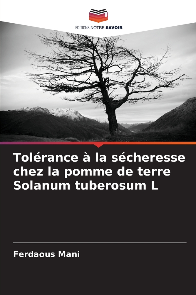 Tolérance à la sécheresse chez la pomme de terre Solanum tuberosum L cover