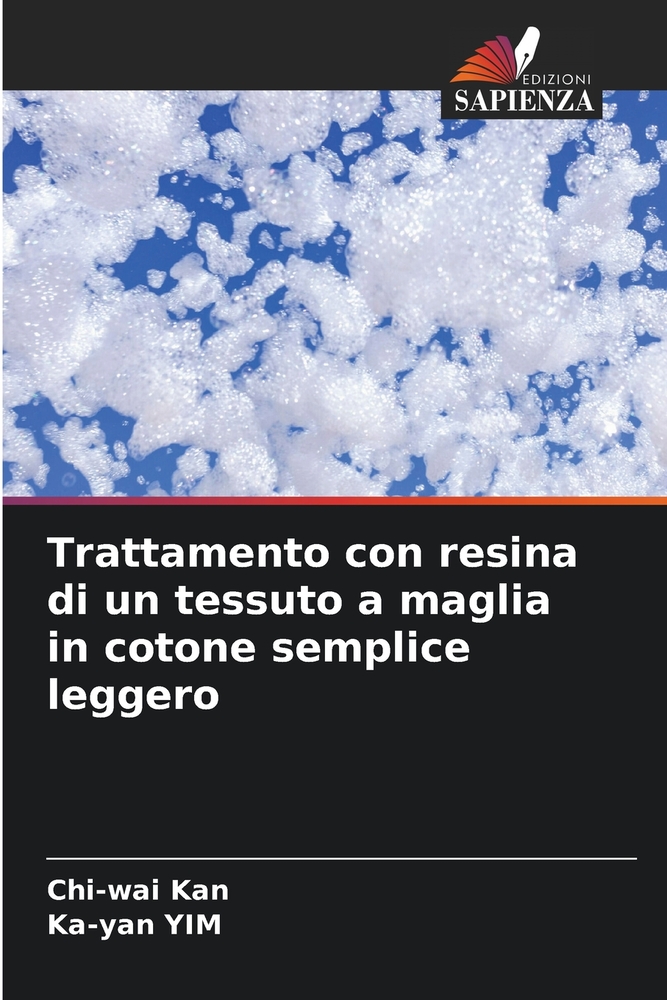 Trattamento con resina di un tessuto a maglia in cotone semplice leggero cover