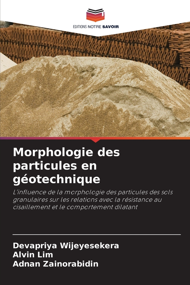 Morphologie des particules en géotechnique cover