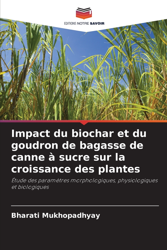 Impact du biochar et du goudron de bagasse de canne à sucre sur la croissance des plantes cover