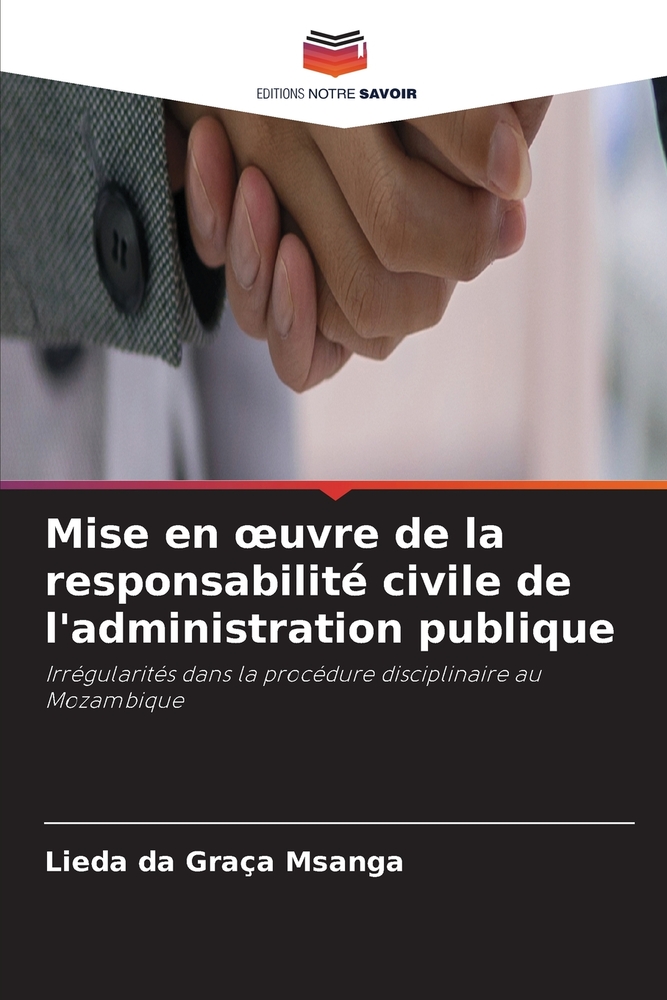 Mise en oeuvre de la responsabilité civile de l'administration publique cover