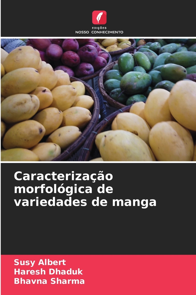 Caracterização morfológica de variedades de manga cover