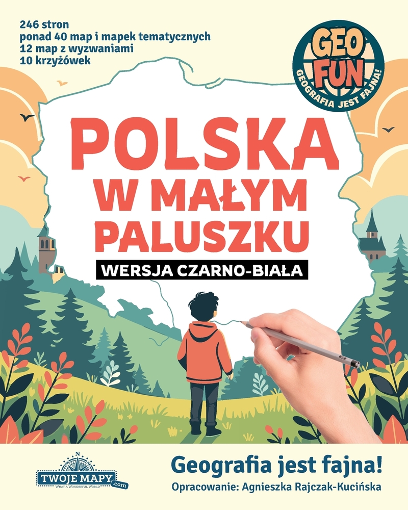 POLSKA w malym paluszku: Polska dla dzieci i doroslych - nauka geografii przez zabawę cover