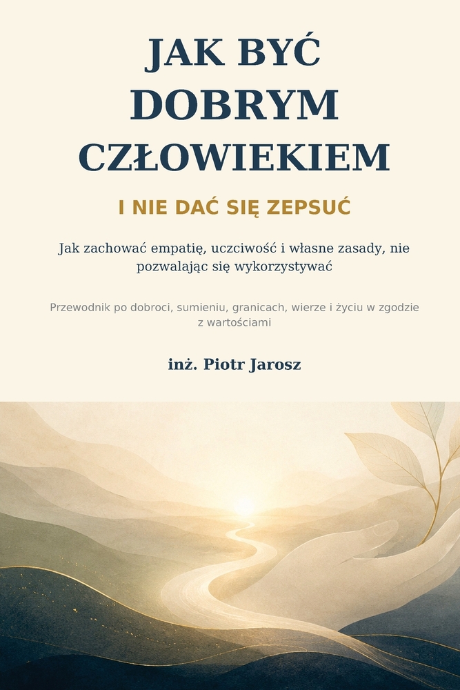 Jak byc dobrym czlowiekiem i nie dac się zepsuc: Jak zachowac empatię, uczciwośc i wlasne zasady, niepozwalając się wykorzyst cover