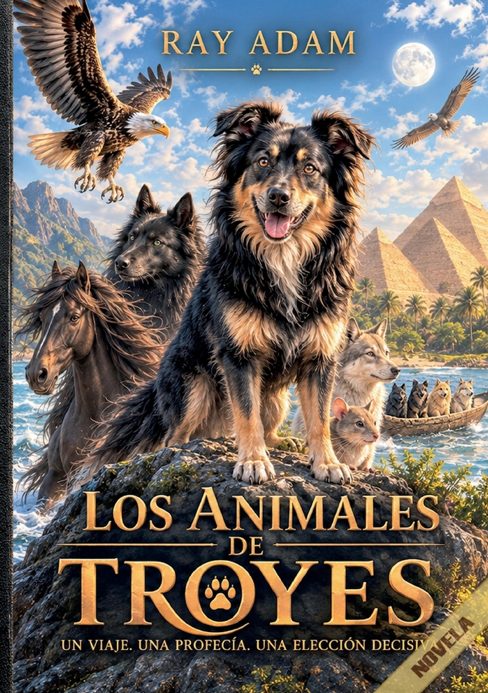 Los animales de Troyes: La novela completa con 137 ilustraciones en acuarela. El pequeño mundo de los animales de Troyes cover