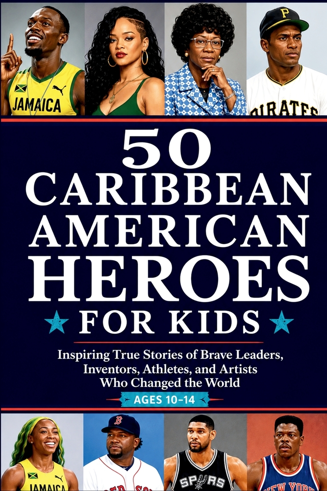 50 Caribbean American Heroes for Kids: Inspiring True Stories of Brave Leaders, Inventors, Athletes, and Artists Who Changed the World cover