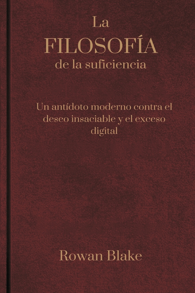 La filosofía de la suficiencia: Un antídoto moderno contra el deseo insaciable y el exceso digital cover