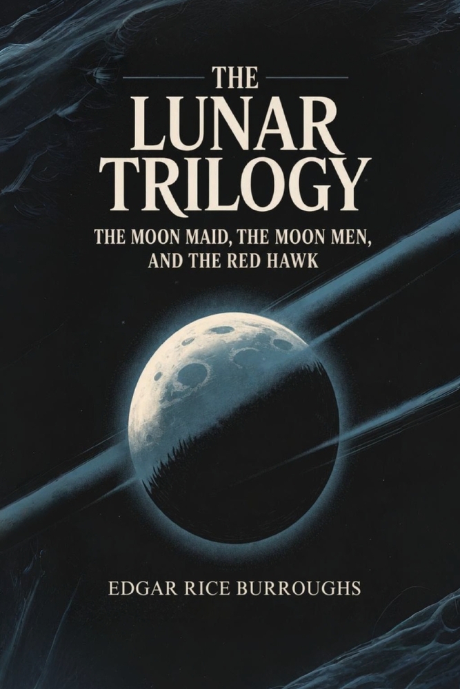 The Lunar Trilogy: The Moon Maid, The Moon Men, and The Red Hawk cover