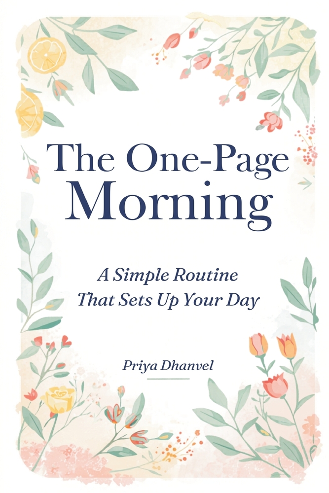 The One-Page Morning: A Simple Routine That Sets Up Your Day cover