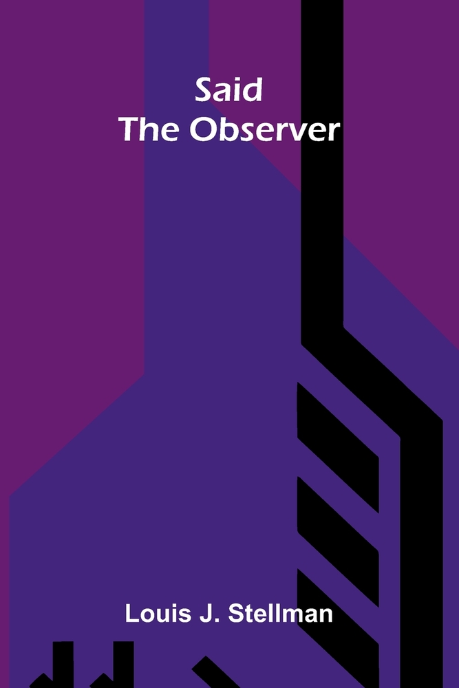 Said the Observer cover