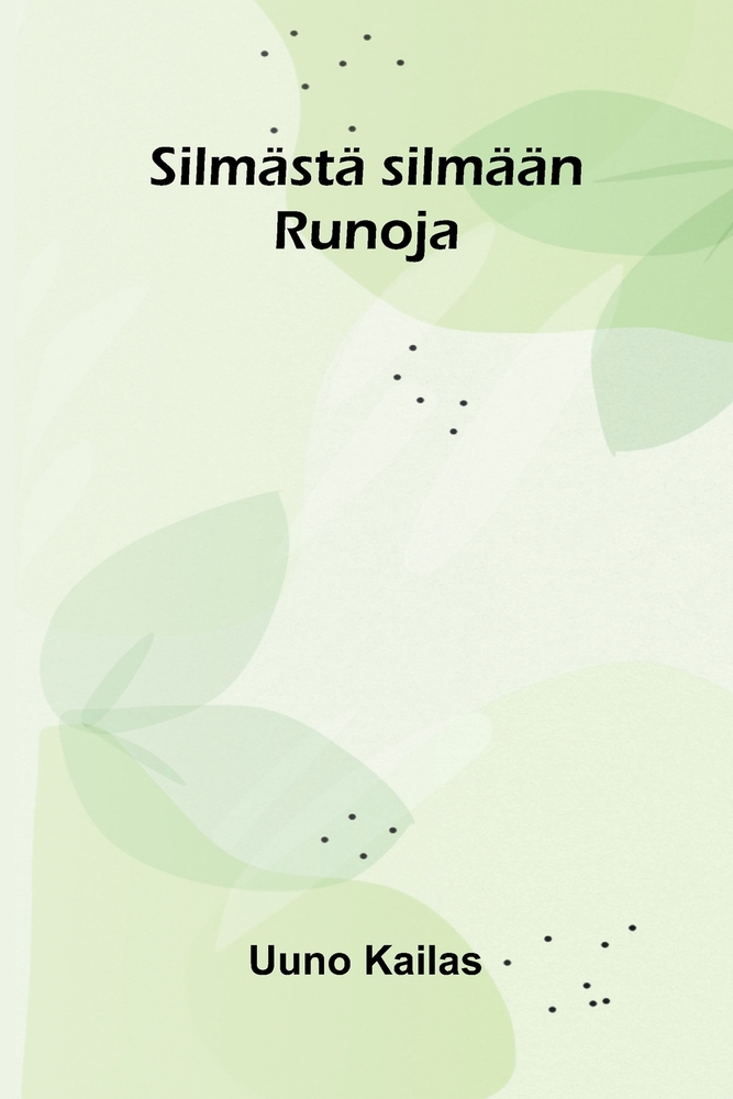 Silmästä silmään: Runoja cover