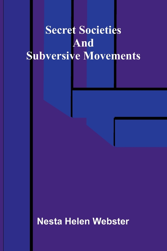 Secret societies and subversive movements cover