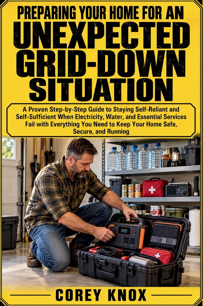 Preparing Your Home for an Unexpected Grid-down Situation: A Proven Step-by-Step Guide to Staying Self-Reliant and Self-Sufficient When Electricity, W cover