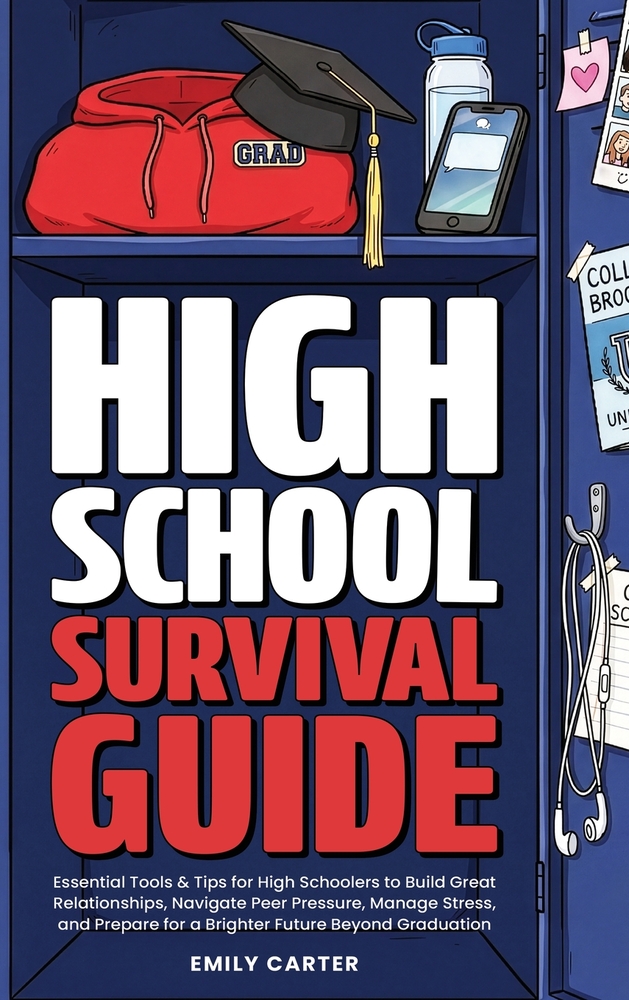 High School Survival Guide: Essential Tools & Tips for High Schoolers to Build Great Relationships, Navigate Peer Pressure, Manage Stress, and Prepare cover