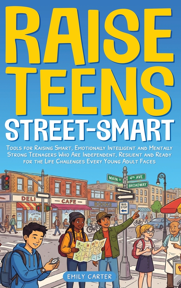 Raise Teens Street-Smart: Tools for Raising Smart, Emotionally Intelligent and Mentally Strong Teenagers Who Are Independent, Resilient and Ready for cover