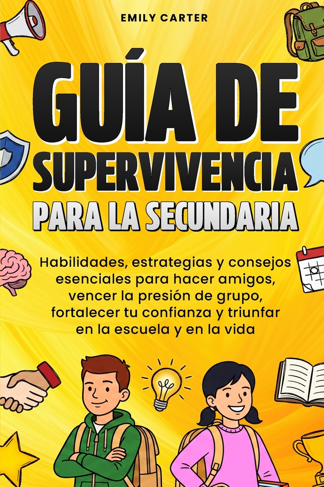 Guía de supervivencia para la secundaria: Habilidades, estrategias y consejos esenciales para hacer amigos, vencer la presión de grupo, fortalecer tu cover