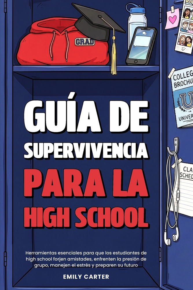 Guía de supervivencia para la high school: Herramientas esenciales para que los estudiantes de high school forjen amistades, enfrenten la presión de g cover