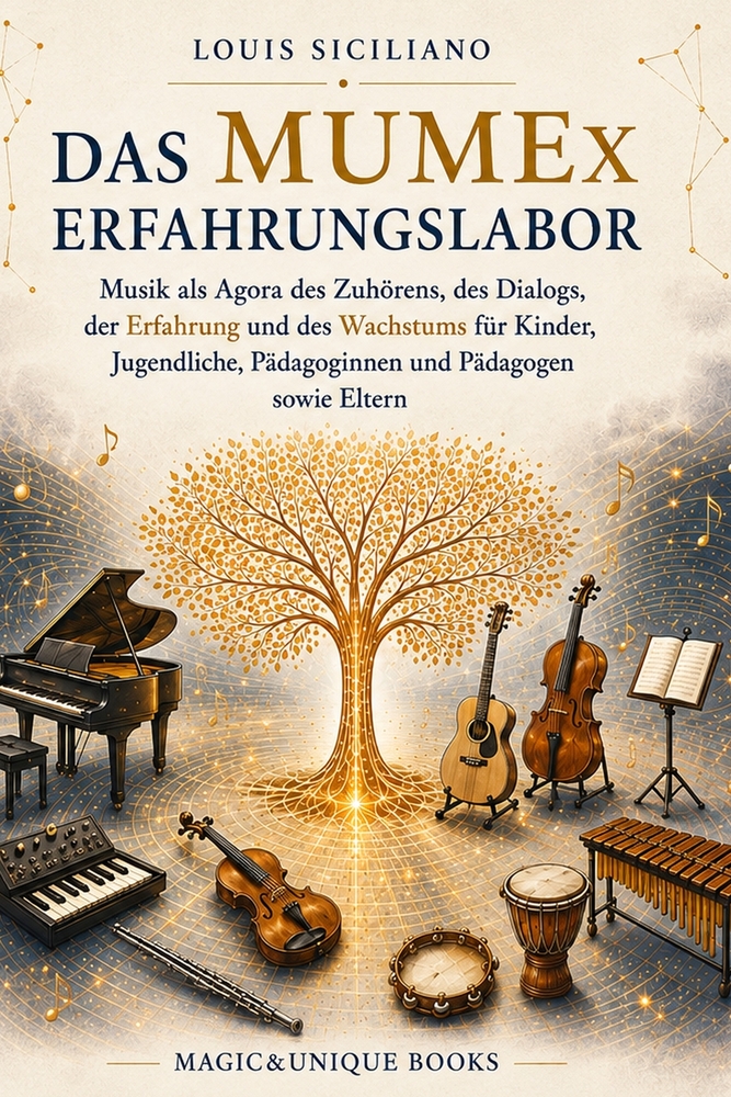 DAS MUMEx ERFAHRUNGSLABOR: Musik als Agora des Zuhörens, des Dialogs, der Erfahrung und des Wachstums für Kinder, Jugendliche, Pädagoginnen und Pädago cover