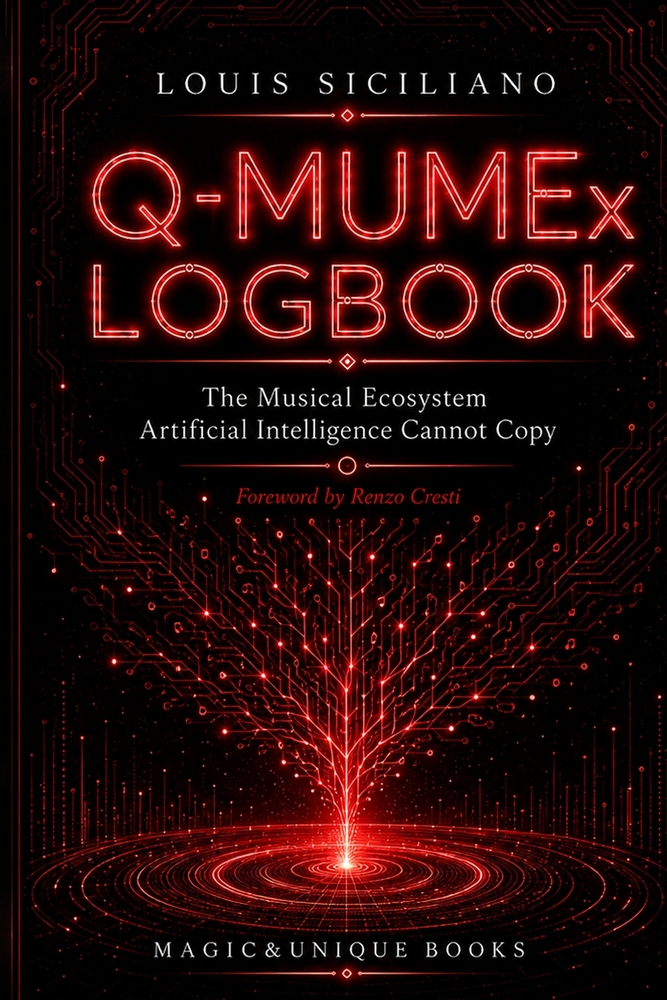 Q-MUMEx LOGBOOK. The Musical Ecosystem: Artificial Intelligence Cannot Copy cover