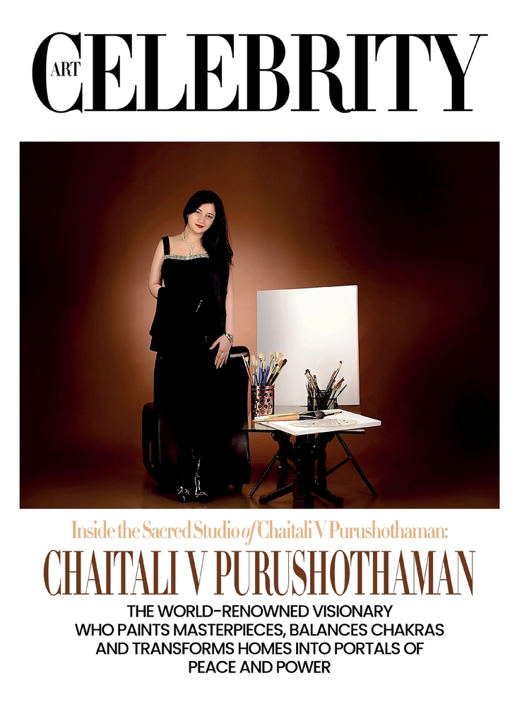 Chaitali V Purushothaman: The world-renowned visionary, who paints masterpieces, balances chakras and transforms homes into portals of peace and power cover