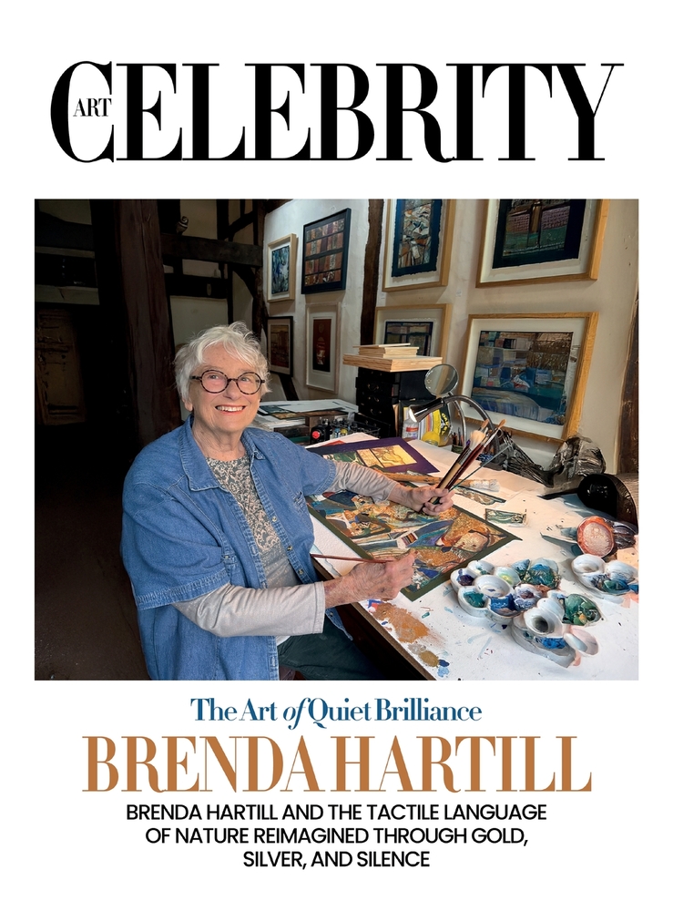 Brenda Hartill: Brenda Hartill and the tactile language of nature reimagined through gold, silver, and silence. cover