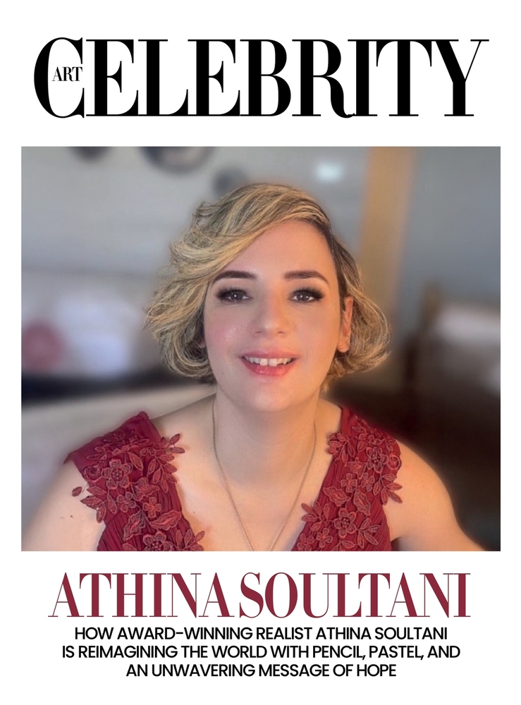 Athina Soultani: How award-winning realist Athina Soultani is reimagining the world with pencil, pastel, and an unwavering message of hope. cover