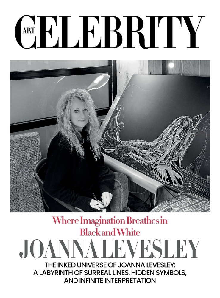 Joanna Levesley: The Inked Universe of Joanna Levesley: A Labyrinth of Surreal Lines, Hidden Symbols, and Infinite Interpretation cover