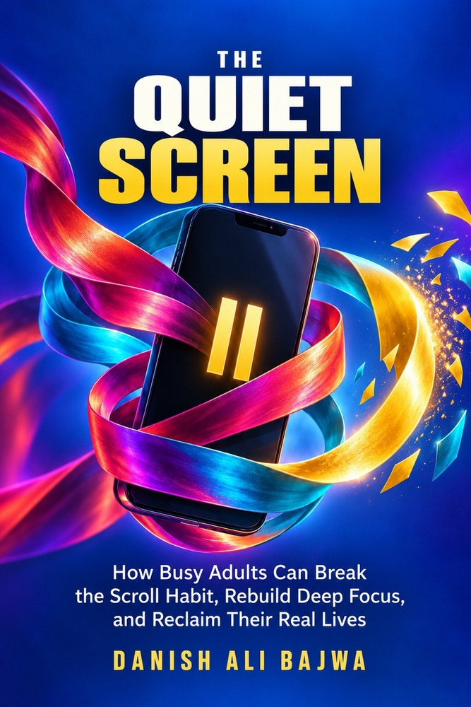 The Quiet Screen: How Busy Adults Can Break the Scroll Habit, Rebuild Deep Focus, and Reclaim Their Real Lives cover