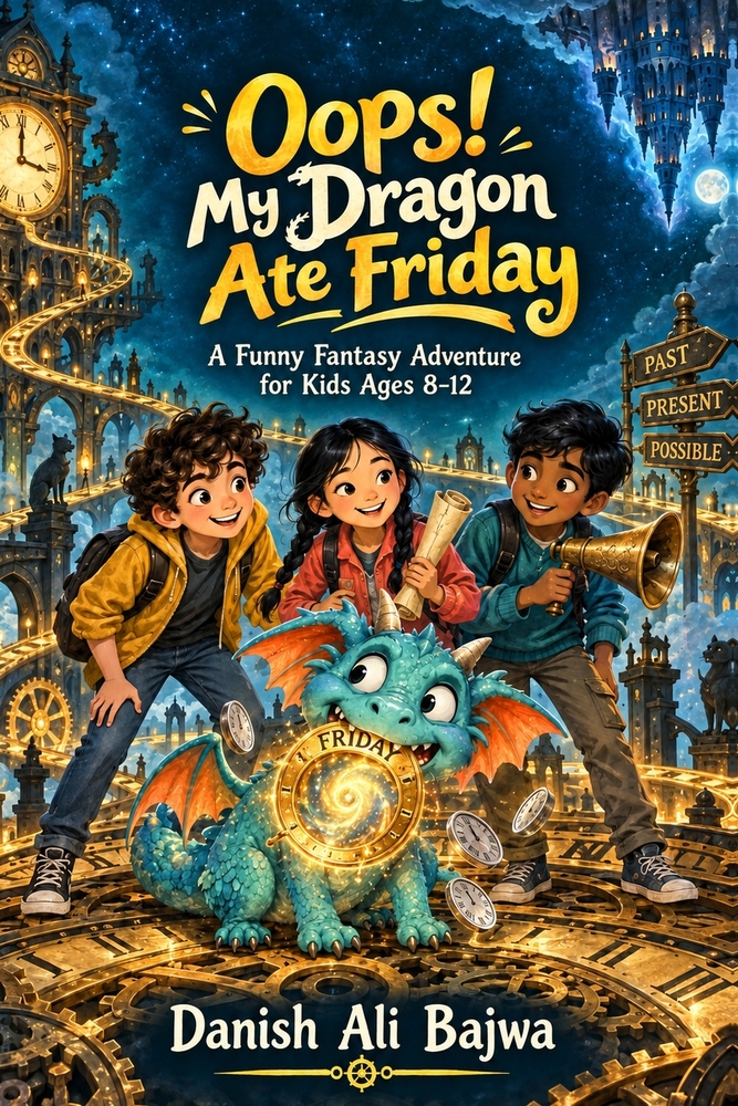 Oops! My Dragon Ate Friday: A Funny Fantasy Adventure for Kids Ages 8-12 cover
