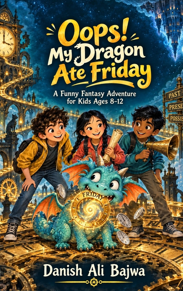 Oops! My Dragon Ate Friday: A Funny Fantasy Adventure for Kids Ages 8-12 cover