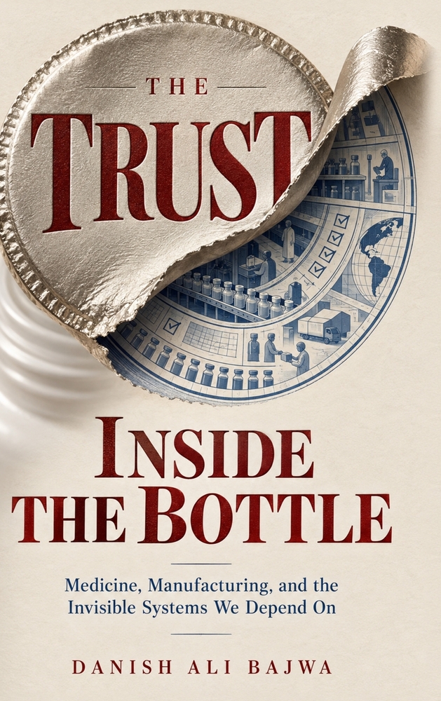 The Trust Inside the Bottle: Medicine, Manufacturing, and the Invisible Systems We Depend On cover