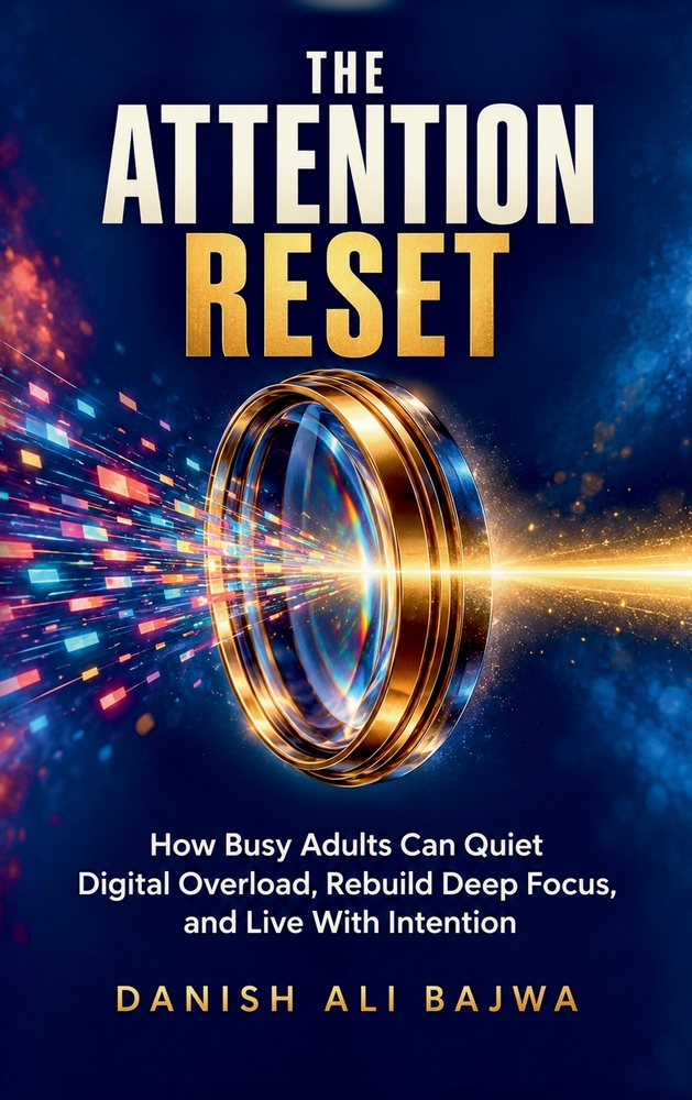 The Attention Reset: How Busy Adults Can Quiet Digital Overload, Rebuild Deep Focus, and Live With Intention cover